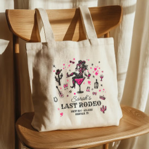 Laatste Rodeo Cowgirl Fun Nash Bash Bachelorette Tote Bag