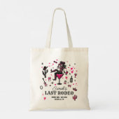 Laatste Rodeo Cowgirl Fun Nash Bash Bachelorette Tote Bag (Achterkant)