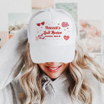 Laatste Rodeo Cowgirl vrijgezellenfeest Pet<br><div class="desc">Dit is een retro cowgirl thema vrijgezellenfeest pet met een groovy western ontwerp. Bewerk de meeste bewoordingen en alle kleuren om deze laatste rodeo bachelorette-koelbox aan te passen aan uw evenementenbehoeften en persoonlijke stijl. Selecteer gewoon "bewerken met ontwerpgereedschap" op de werkbalk:)</div>
