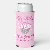 Laatste Rodeo Disco Cowgirl Bachelorette Seltzer Blikjeskoeler (Seltzer Voorkant)