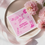 Laatste Rodeo Disco Cowgirl Bachelorette Servet<br><div class="desc">Zadelen voor een weekend van plezier en flair met onze "Disco Cowgirl Last Rodeo" Bachelorette Weekend ontwerp! Dit unieke ontwerp is ideaal voor de bruid-to-be die houdt van een mix van westerne charme en disco-verblinding, en het podium vormt voor een feest vol gelach, dans en onvergetelijke herinneringen. Het beschikt over...</div>