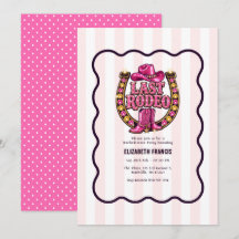 Laatste Rodeo Heet Roze Disco Cowgirl Bachelorette