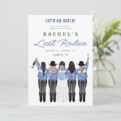 Laatste Rodeo meisjes in Denim Kaart (Staand voorkant)