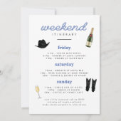 Laatste Rodeo meisjes in Denim Kaart (Achterkant)