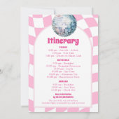 Laatste Rodeo Nashville Bachelorette Party Route Kaart (Achterkant)