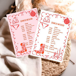 Laatste rodeo Nashville Bachelorette Weekend Party Kaart