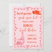 Laatste rodeo Nashville Bachelorette Weekend Party Kaart (Voorkant)