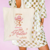 Laatste Rodeo Retro Cowgirl Meisjesuitgansfeest Tote Bag