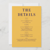 Laatste Rodeo Retro Poster 70s Meidenavond Kaart (Achterkant)