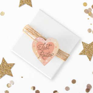 Laatste Rodeo Retro Western Sweet Hart Bruidsfeest Bedankjes Labels