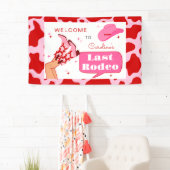 Laatste Rodeo Rood & Roze Vrijgezellenfeest Welkom Spandoek (Insitu)