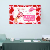 Laatste Rodeo Rood & Roze Vrijgezellenfeest Welkom Spandoek (Beurs)