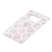 Laatste Rodeo Roze Bachelorette Creditkaart Flessenopener (Voorkant Gekanteld)