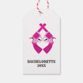 Laatste Rodeo Roze Cowgirl - Aangepaste foto Cadeaulabel (Achterkant)