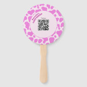 Laatste Rodeo Roze Cowgirl Koop The Bride Een Drin Handwaaier (Achterkant)