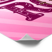 Laatste Rodeo Roze Cowgirl Nash Bash Bach Welkom Poster (Hoek)