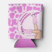 Laatste Rodeo Roze Cowgirl Vrijgezellenfeest Party Blikjeskoeler (Voorkant)