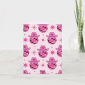 Laatste Rodeo Roze Disco Cowgirl Bachelorette (Achterkant)