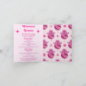 Laatste Rodeo Roze Disco Cowgirl Bachelorette (Binnen)