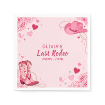 Laatste Rodeo Roze Western Cowgirl Bruidsfeest Pap