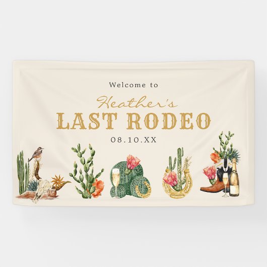 Laatste Rodeo Spandoek