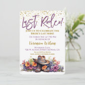 Laatste Rodeo vrijgezellenfeest Kaart (Staand voorkant)