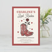 Laatste Rodeo vrijgezellenweekend Kaart (Staand voorkant)