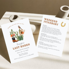 Laatste Rodeo vrijgezellenweekend Kaart