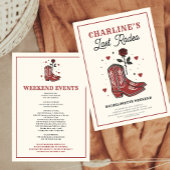 Laatste Rodeo vrijgezellenweekend Kaart