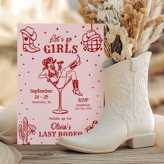 Laatste Rodeo vrijgezellenweekend Reisplan Doodle Kaart