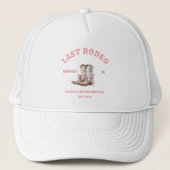 Laatste Rodeo Western Coquette laarzen Bachelorett Trucker Pet (Voorkant)