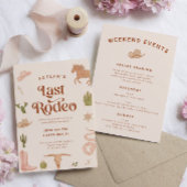 Laatste Rodeo Western vrijgezellenfeest Kaart