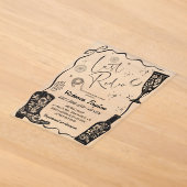 Laatste Rodeo Westerse Bruidsdouche Acryl Uitnodigingen (Laagn)