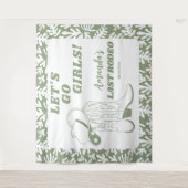 Laatste Rodeo Westerse Cowgirl Vrijgezellenfeest Wandkleed (Voorkant)