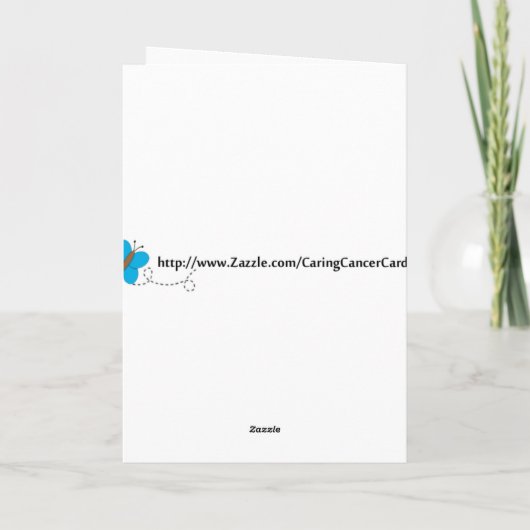 Laatste ronde Chemo felicitaties Kaart Bird (Achterkant)