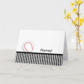 Laatste ronde van Chemo Felicitaties Kaart-Basebal Kaart (Gele Bloem)