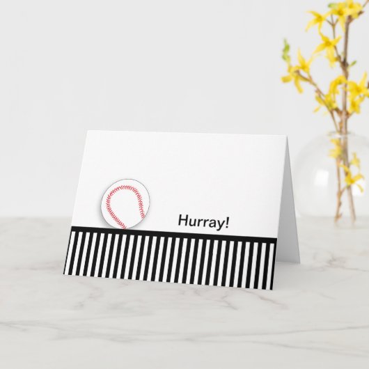 Laatste ronde van Chemo Felicitaties Kaart-Basebal Kaart (Gele Bloem)