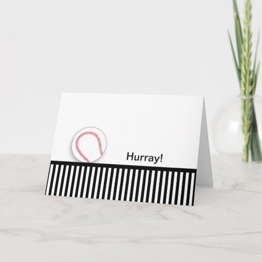 Laatste ronde van Chemo Felicitaties Kaart-Basebal Kaart (Voorkant)