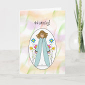 Laatste ronde van Chemo Gefeliciteerd Meisje Kaart (Voorkant)