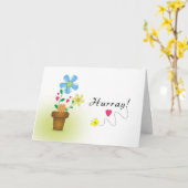 Laatste ronde van Chemo-Hurray-Caring Cancer Kaart (Gele Bloem)