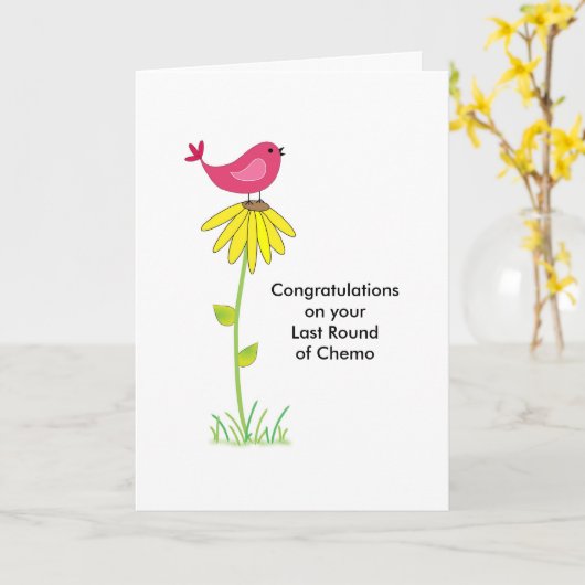 Laatste Ronde van Chemo Kaart (Gele Bloem)