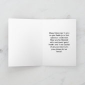 Laatste ronde Wenskaart straling Kaart (Binnen)