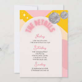 Laatste rondleiding Disco Bachelorette Weekend Kaart