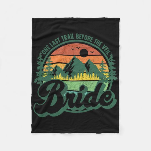 Laatste route voor het sluierbruidskamp Camping Ba Fleece Deken (Voorkant)