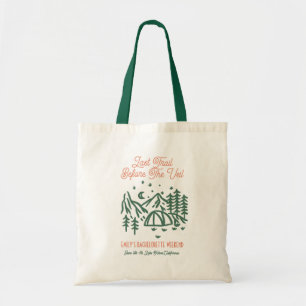 Laatste route voor het Vail vrijgezellenweekend Tote Bag