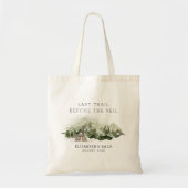 Laatste route voor het vrijgezellenweekend van de  tote bag (Voorkant)