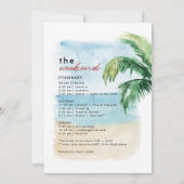 Laatste Sail Bachelorette Weekend Kaart (Achterkant)