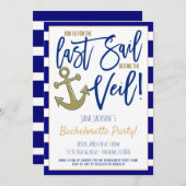 Laatste Sail voor de uitnodiging van de partij Vei (Voorkant / Achterkant)