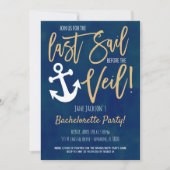 Laatste Sail voor de uitnodiging van de partij Vei (Voorkant)