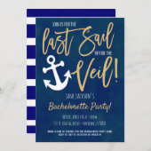 Laatste Sail voor de uitnodiging van de partij Vei (Voorkant / Achterkant)